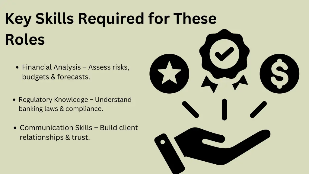 key skills required for these roles