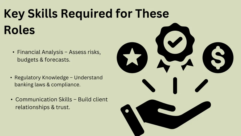 key skills required for these roles