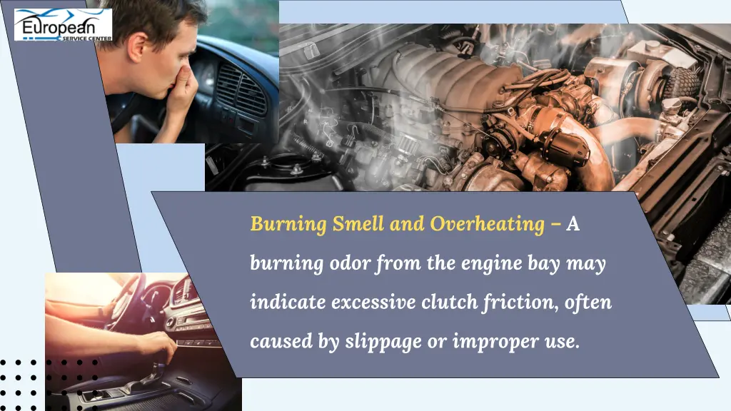 burning smell and overheating a