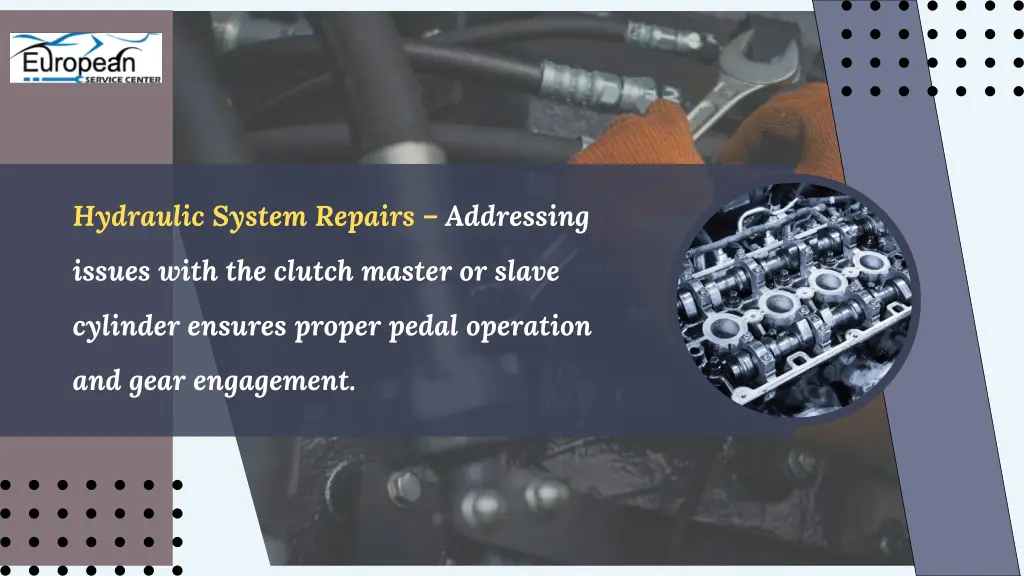 hydraulic system repairs addressing