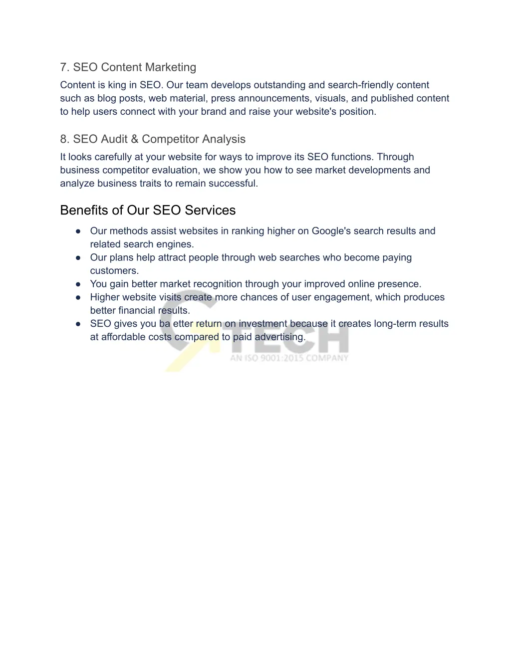7 seo content marketing