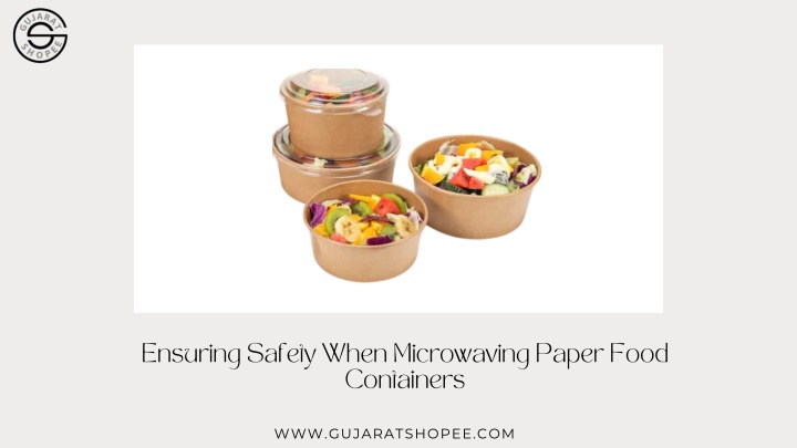 ensuring safety when microwaving paper food