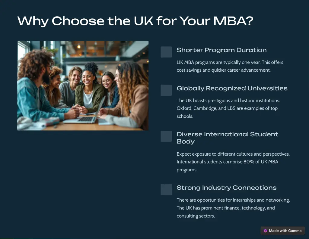 why choose the uk for your mba