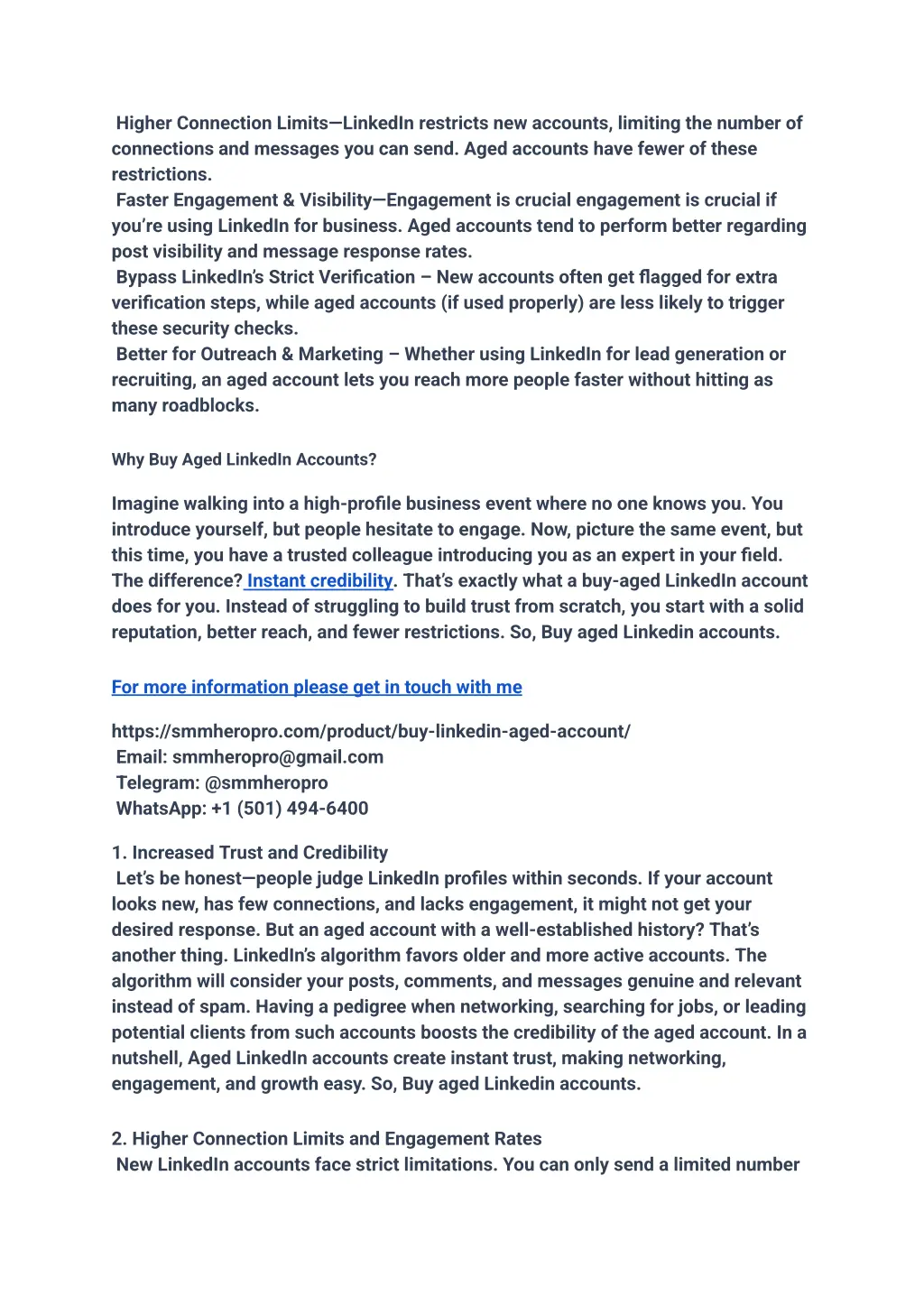 higher connection limits linkedin restricts