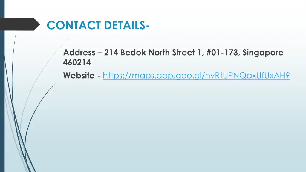 contact details
