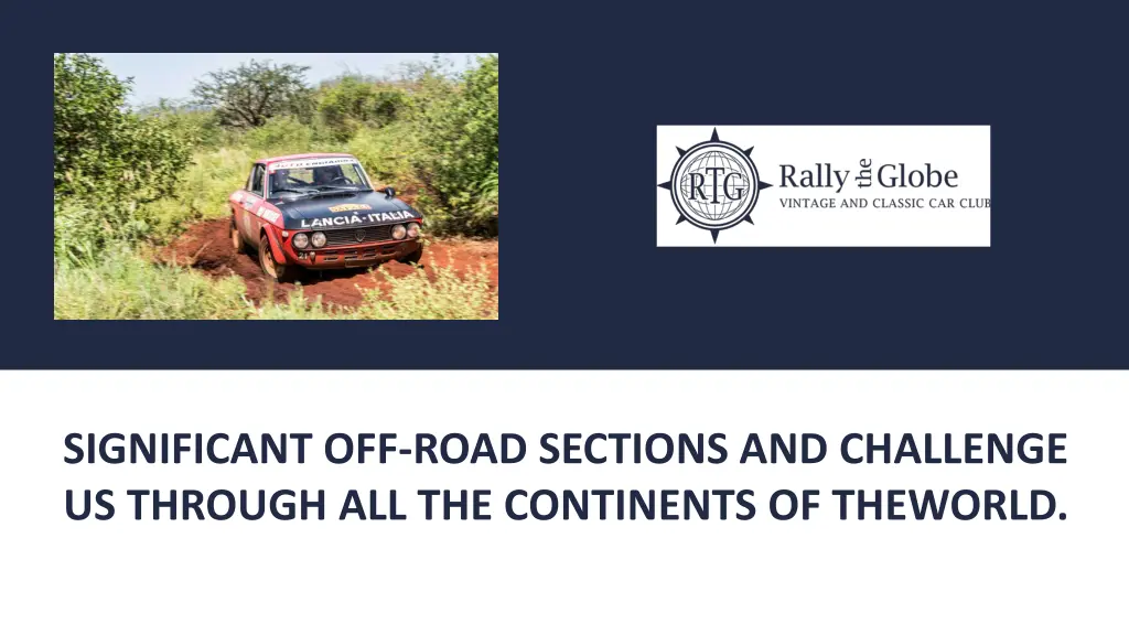 significant off road sections and challenge