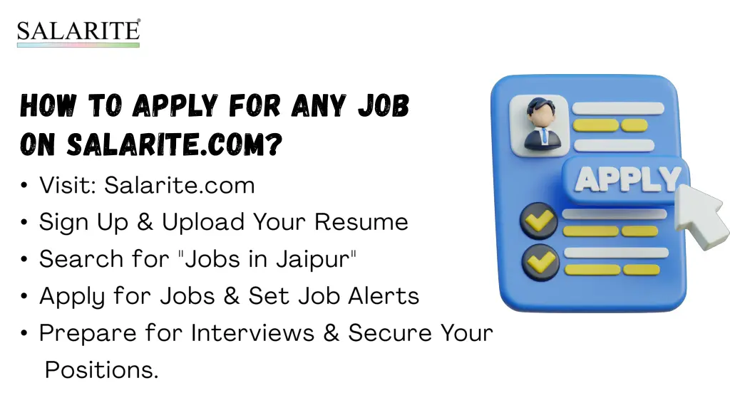 how to apply for any job on salarite com