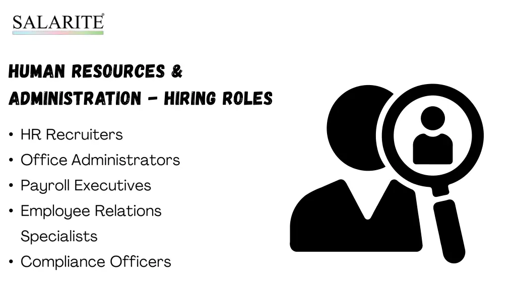 human resources administration hiring roles