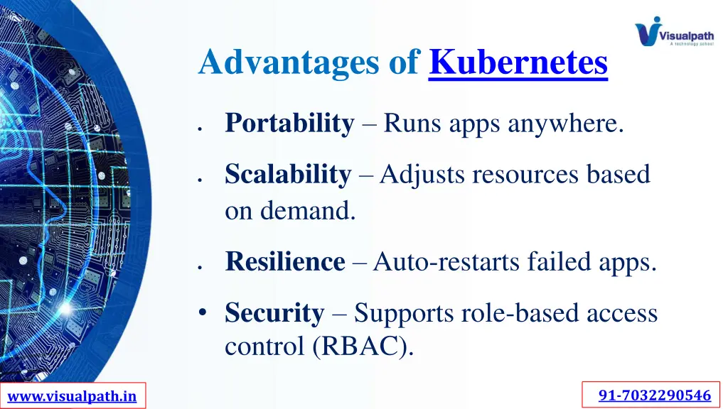 advantages of kubernetes