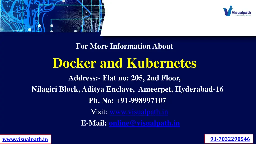 for more information about docker and kubernetes