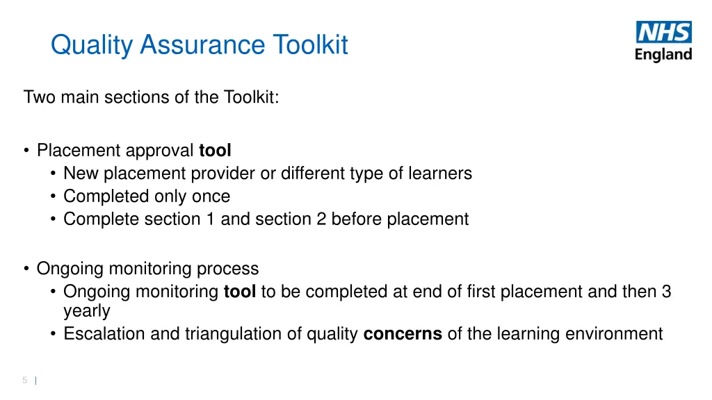 quality assurance toolkit