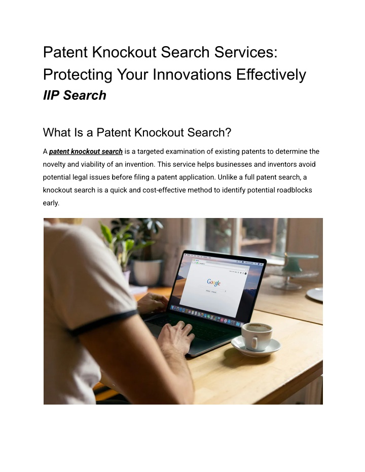 patent knockout search services protecting your