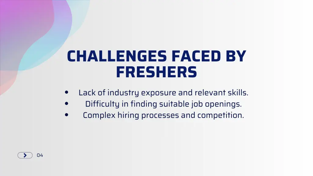 challenges faced by freshers lack of industry