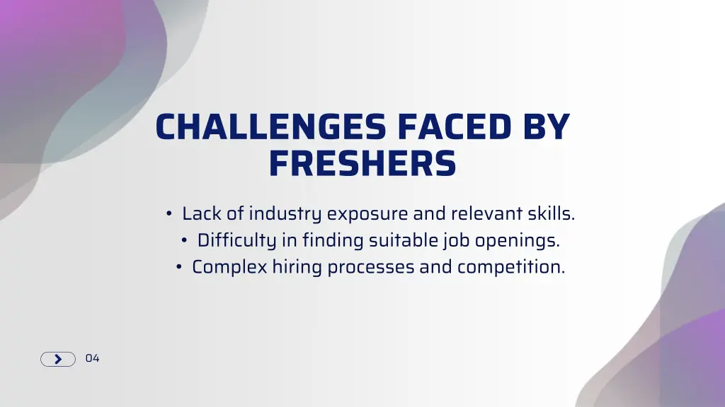 challenges faced by freshers lack of industry