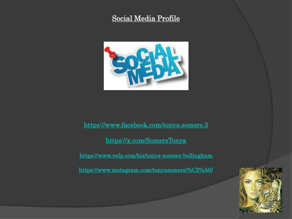 social media profile social media profile