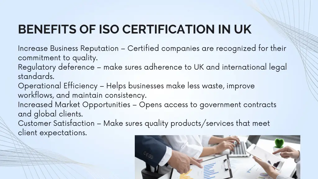 benefits of iso certification in uk