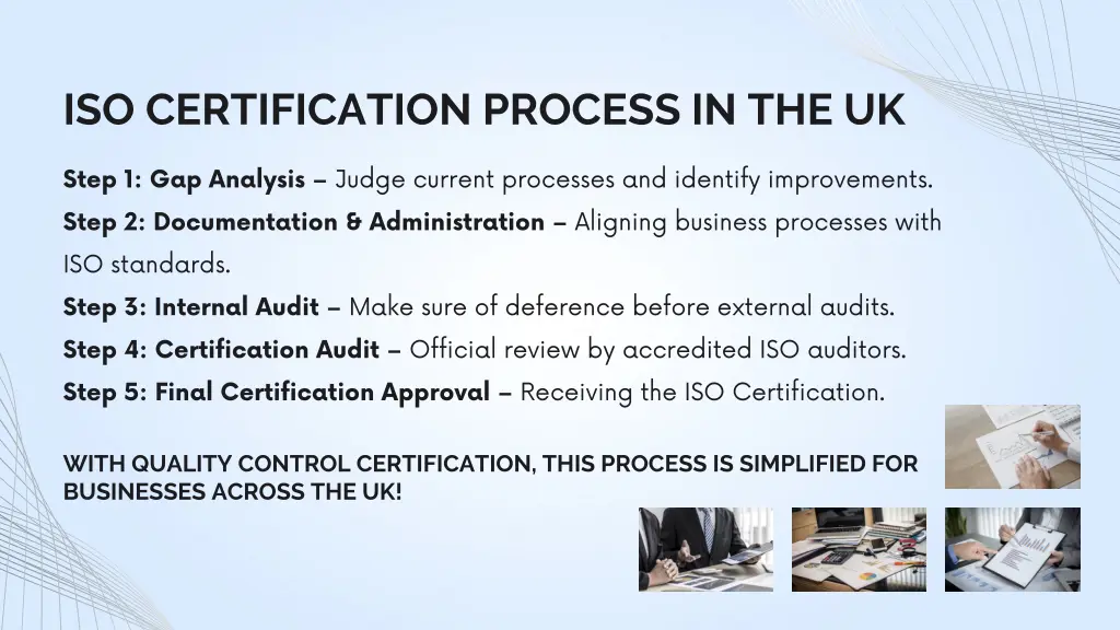iso certification process in the uk