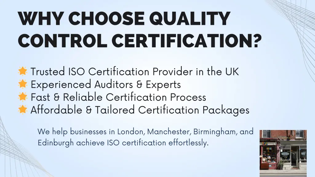 why choose quality control certification