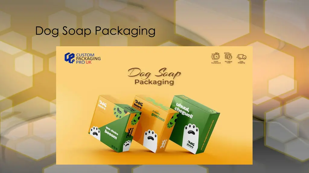 dog soap packaging