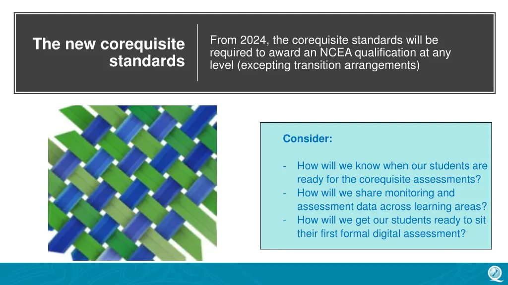 from 2024 the corequisite standards will