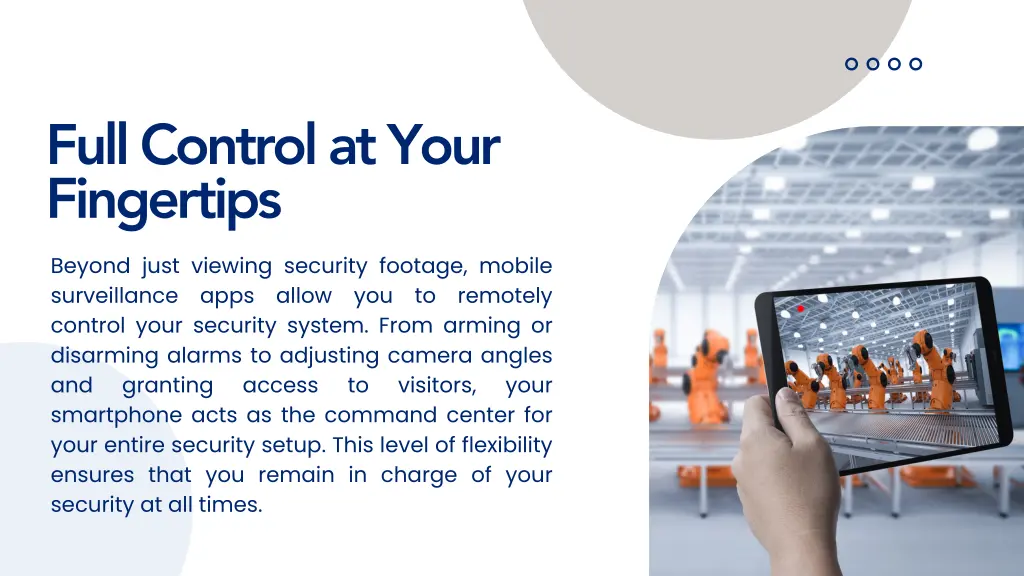 full control at your fingertips