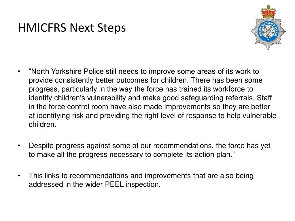 hmicfrs next steps