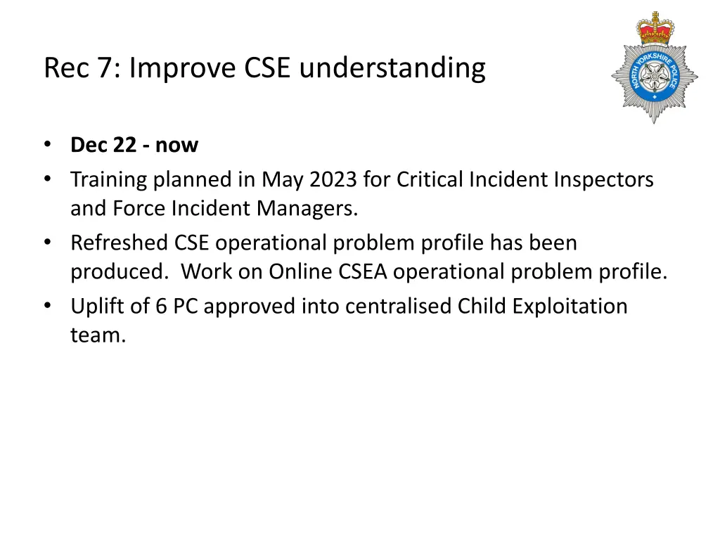 rec 7 improve cse understanding 1