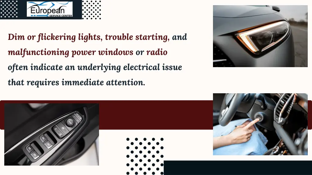 dim or flickering lights trouble starting