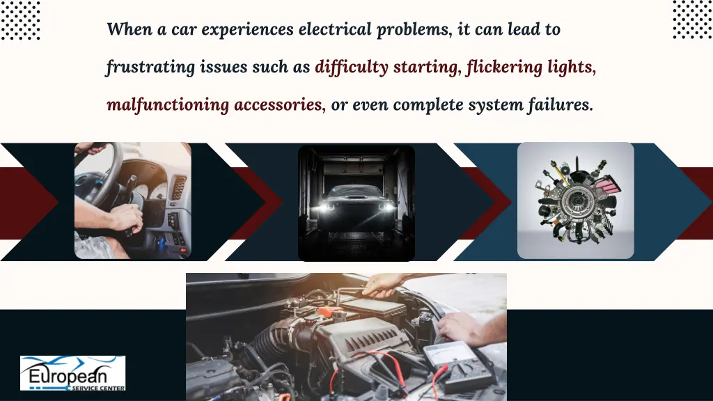 when a car experiences electrical problems
