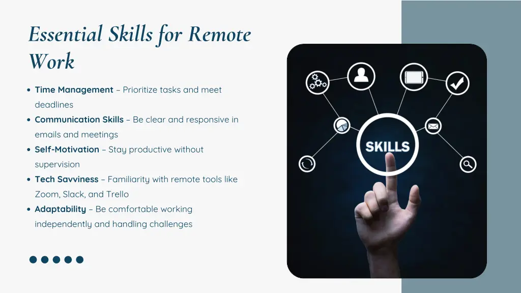 essential skills for remote work
