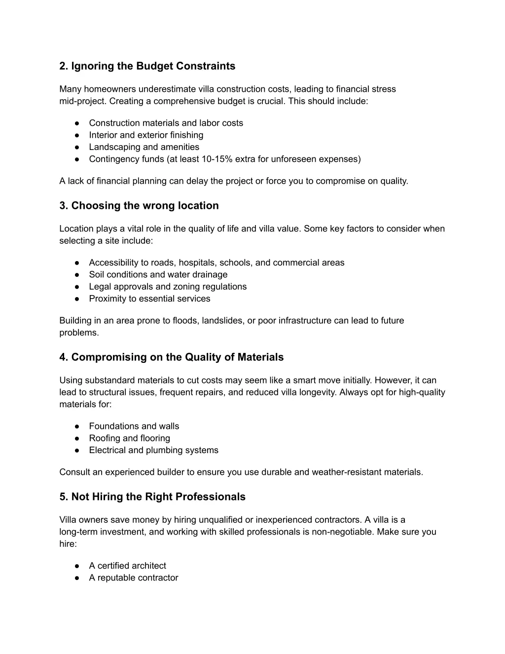 2 ignoring the budget constraints