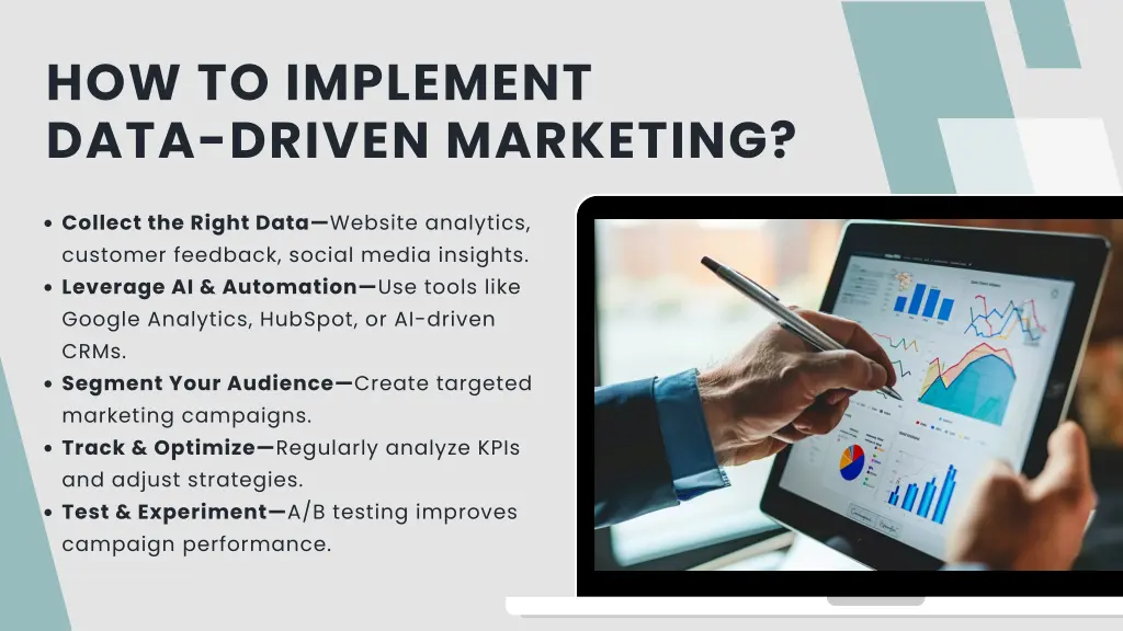 how to implement data driven marketing