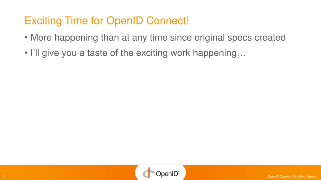 exciting time for openid connect