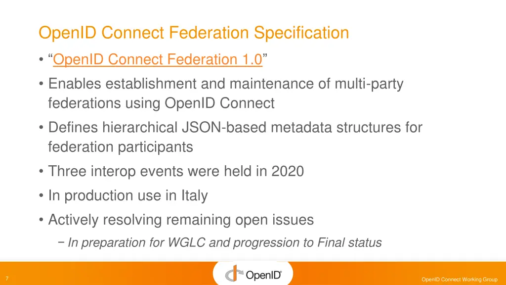 openid connect federation specification