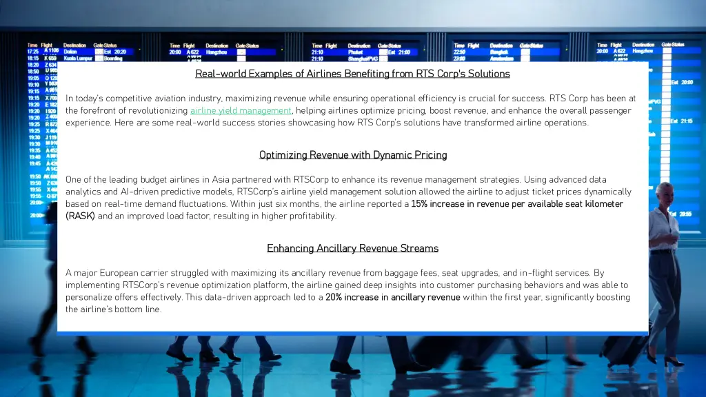 real real world examples of airlines benefiting