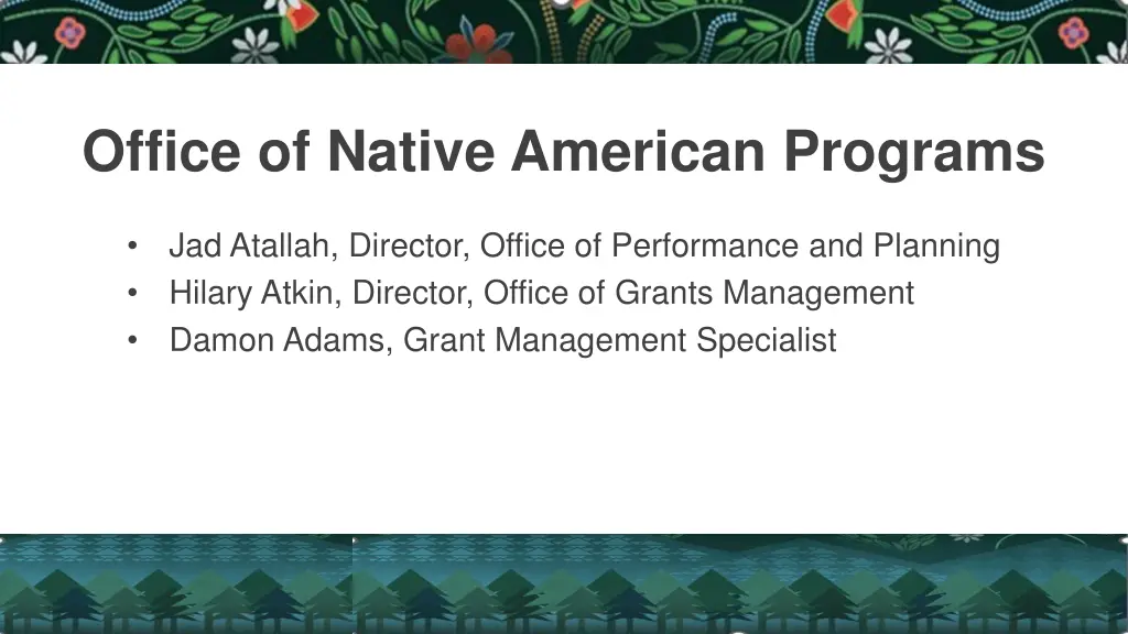 office of native american programs