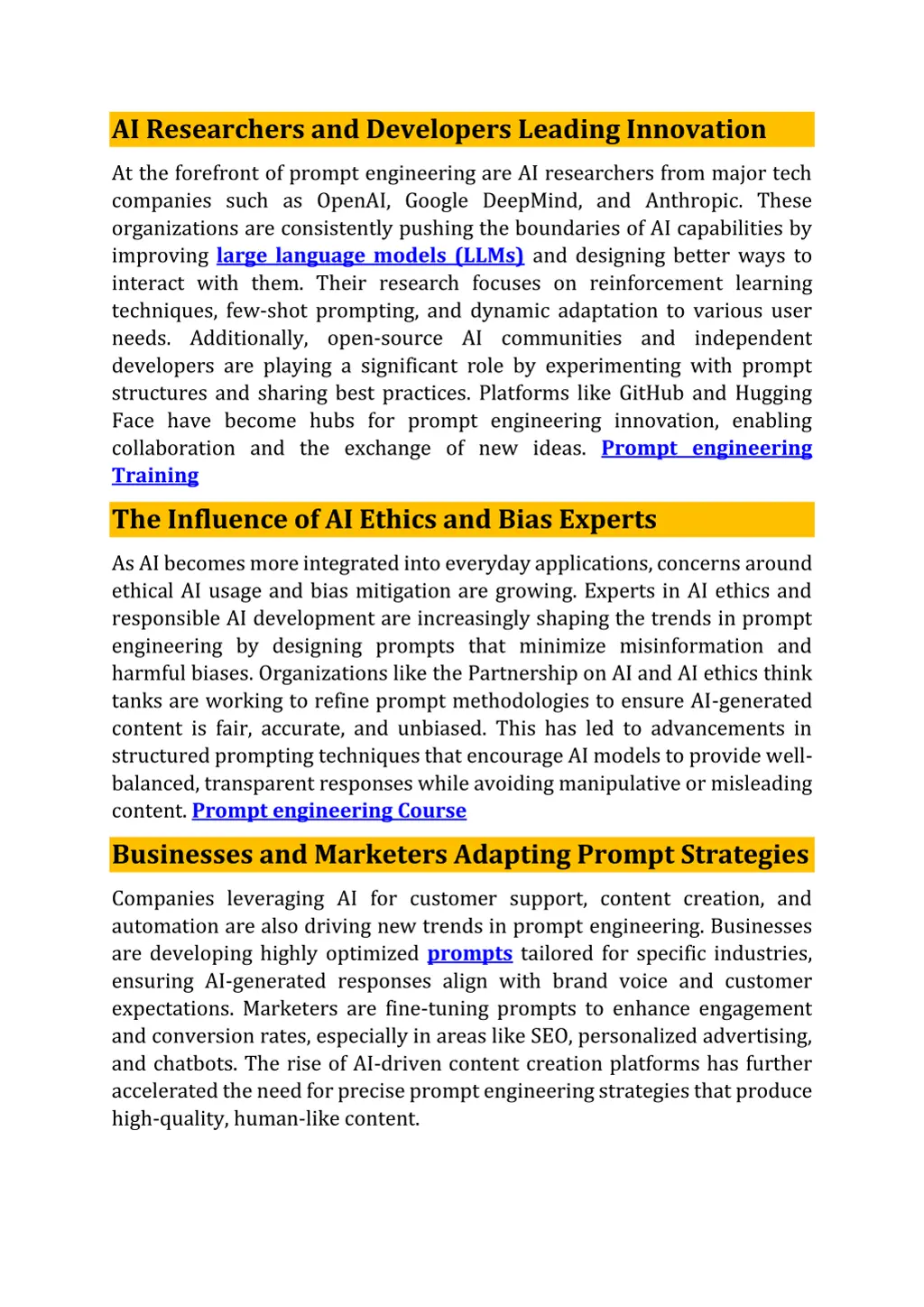 ai researchers and developers leading innovation
