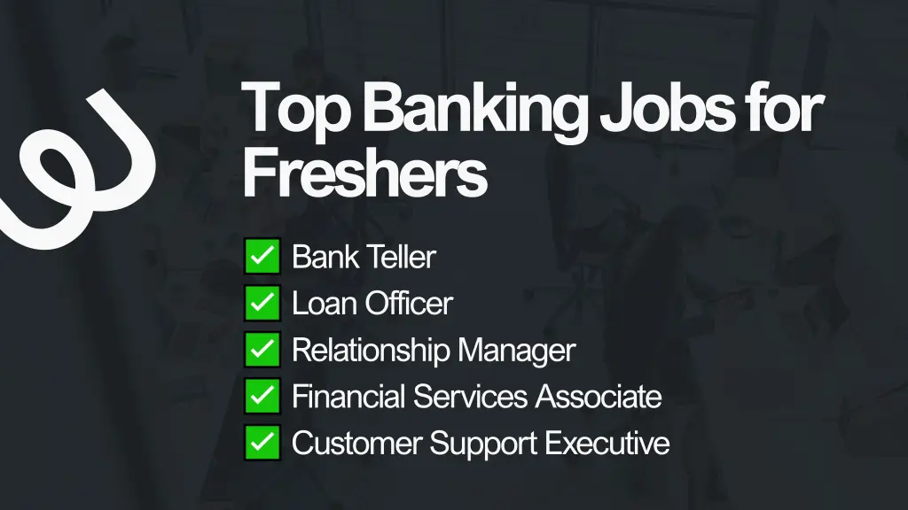 top banking jobs for freshers