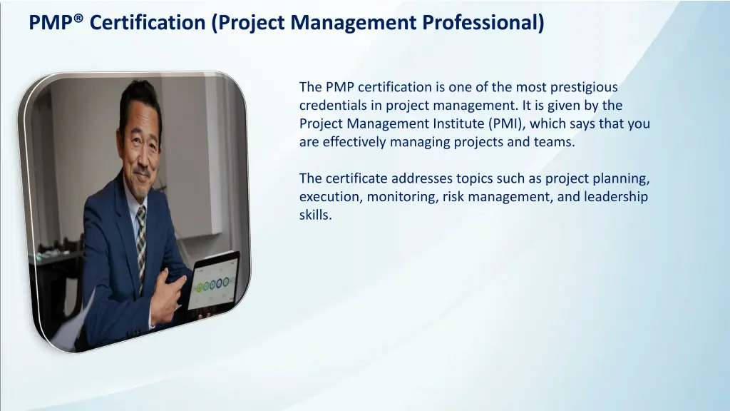 pmp certification project management professional