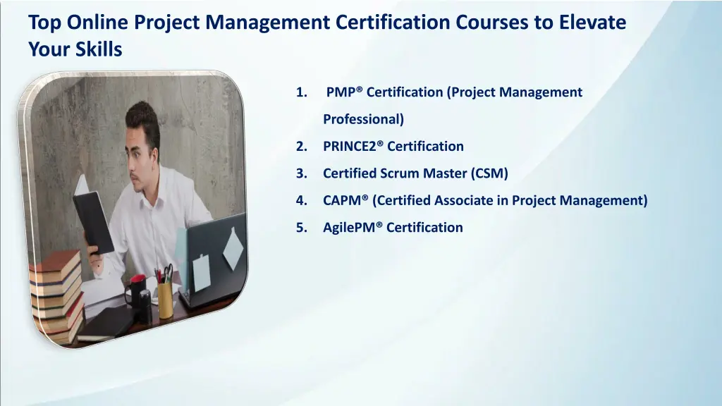 top online project management certification
