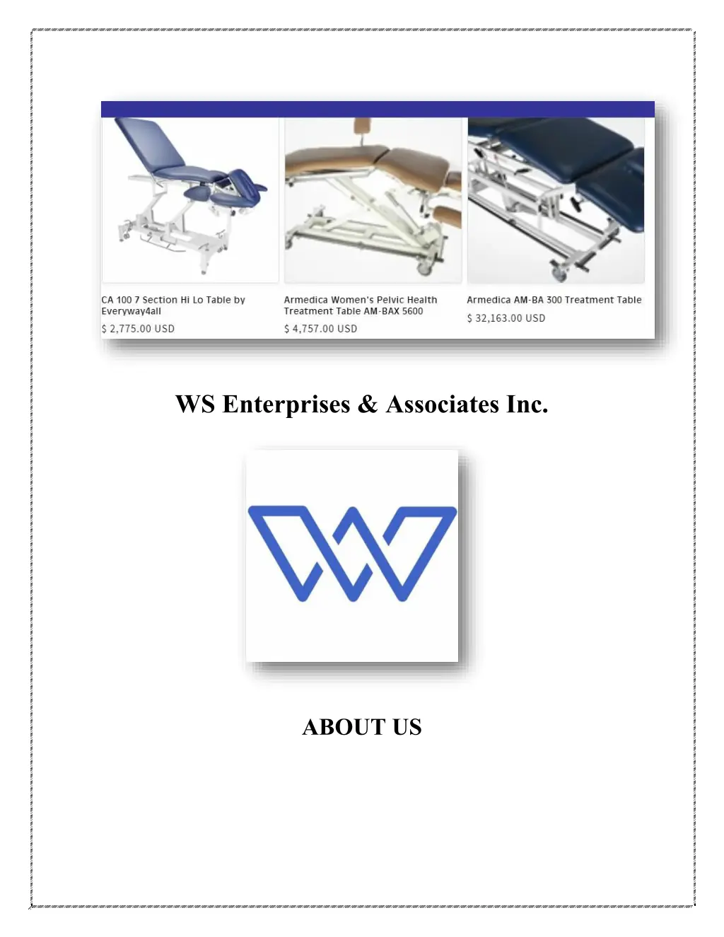 ws enterprises associates inc