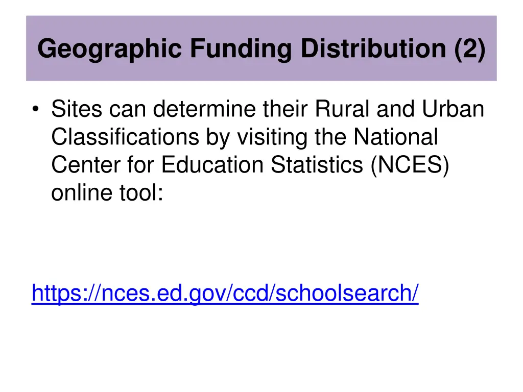 geographic funding distribution 2