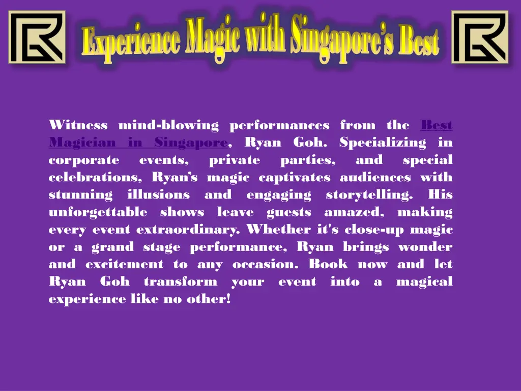 experience magic with singapore s best experience 2