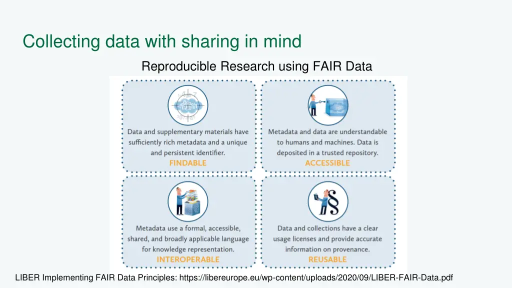 collecting data with sharing in mind