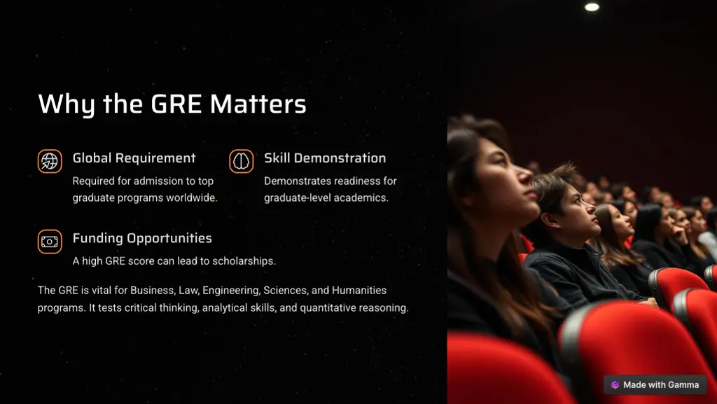 why the gre matters