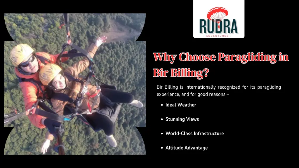 why choose paragliding in bir billing bir billing