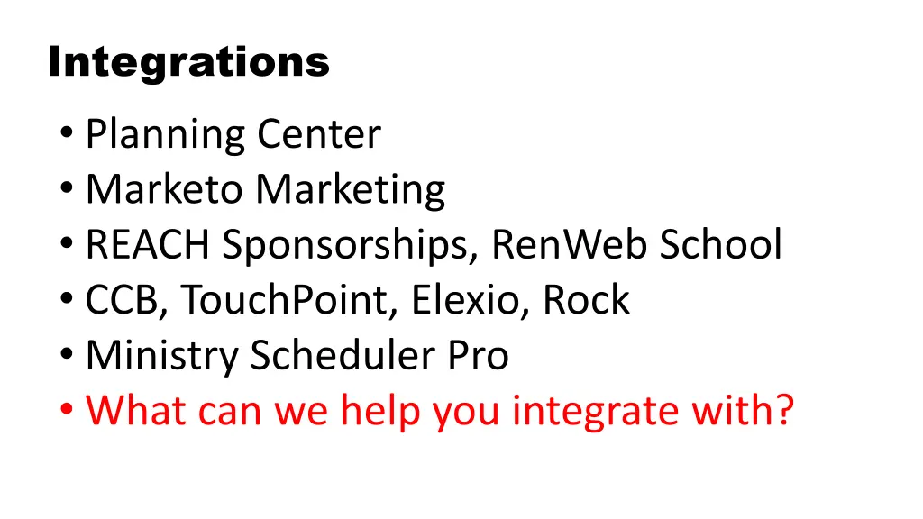 integrations planning center marketo marketing