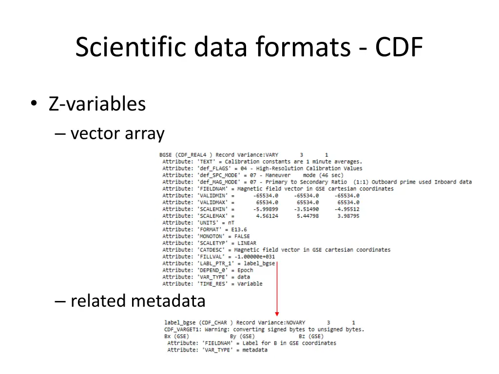 scientific data formats cdf 5