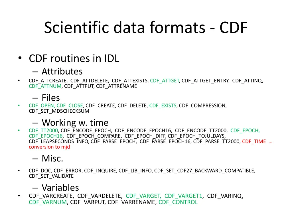 scientific data formats cdf 6