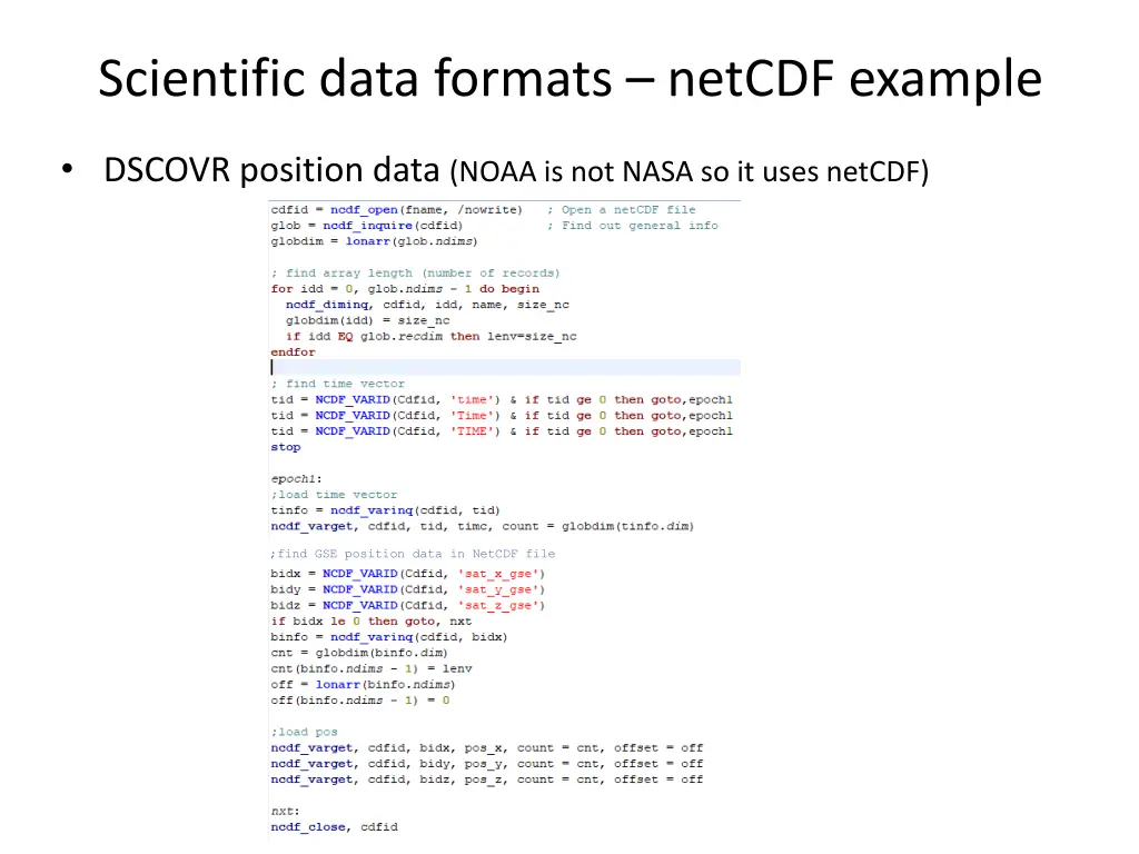 scientific data formats netcdf example